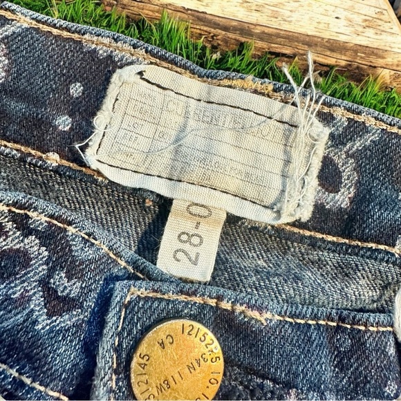 Current/Elliott ‘The Stiletto’ Skinny Leg Jeans in “Bandana” Print Size 28 - Picture 7 of 15